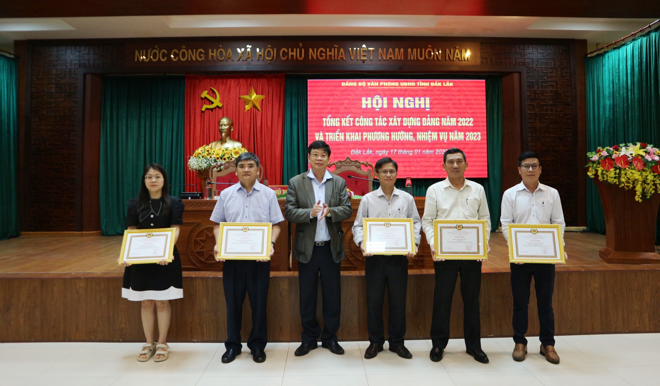 Hội nghị triển khai công tác xây dựng Đảng năm 2023